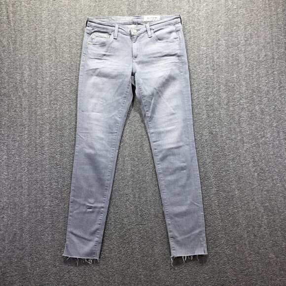 AG Adriano Goldschmied Jeans Womens 26 Gray The Legging Ankle Super Skinny NWT - Picture 2 of 9